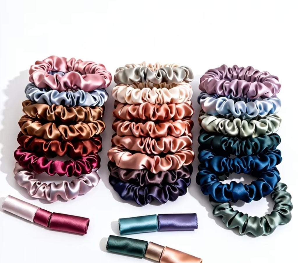 42er Set | Weiche Haargummis in vielen Farben